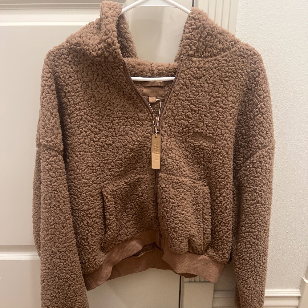 Skims Teddy Zip Up Hoody NWT